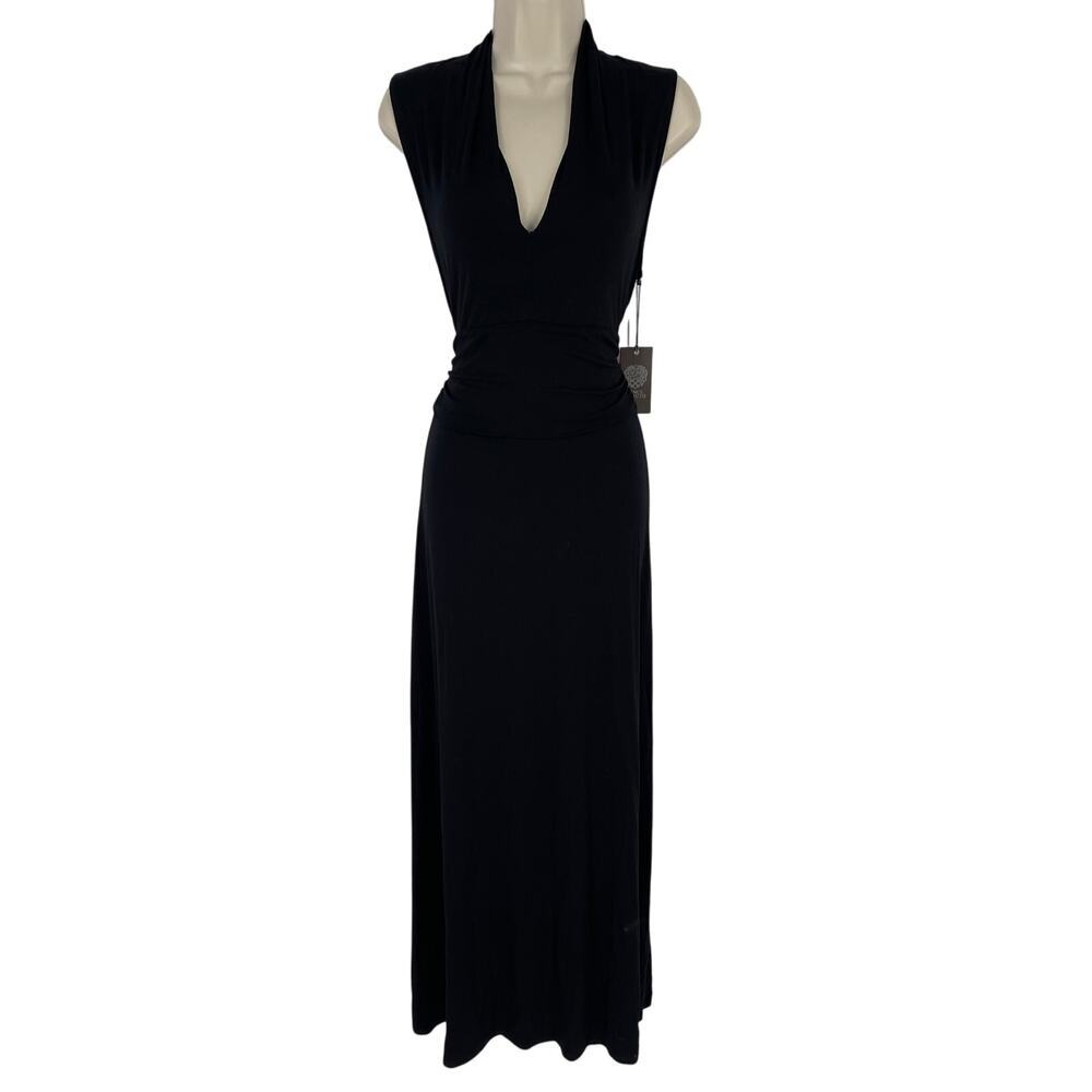 Vince Camuto Black Full Length Womens Dress (B37)